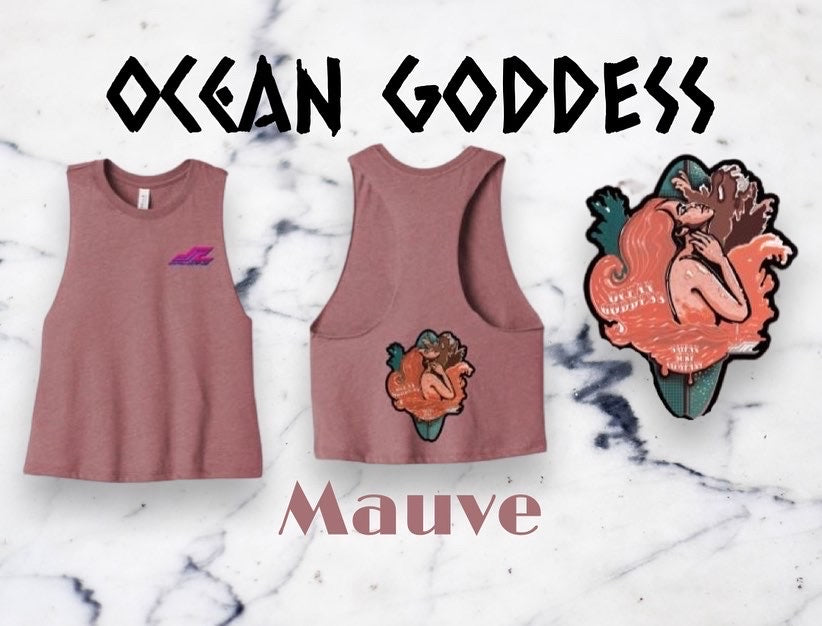 Ocean Goddess Racerback in Mauve