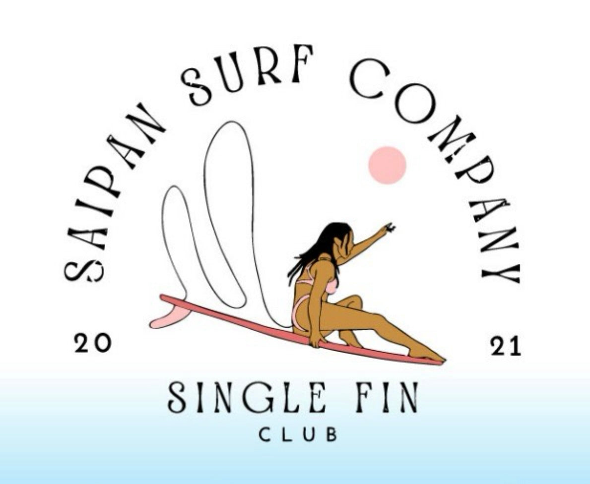 Single Fin Club Racerback Tanktop. Color: Teal