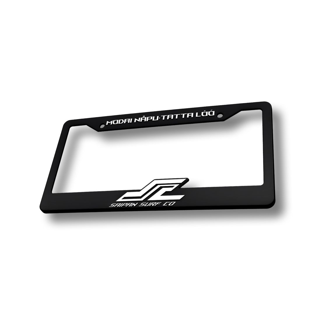 Saipan Surf Co License Plate Frame