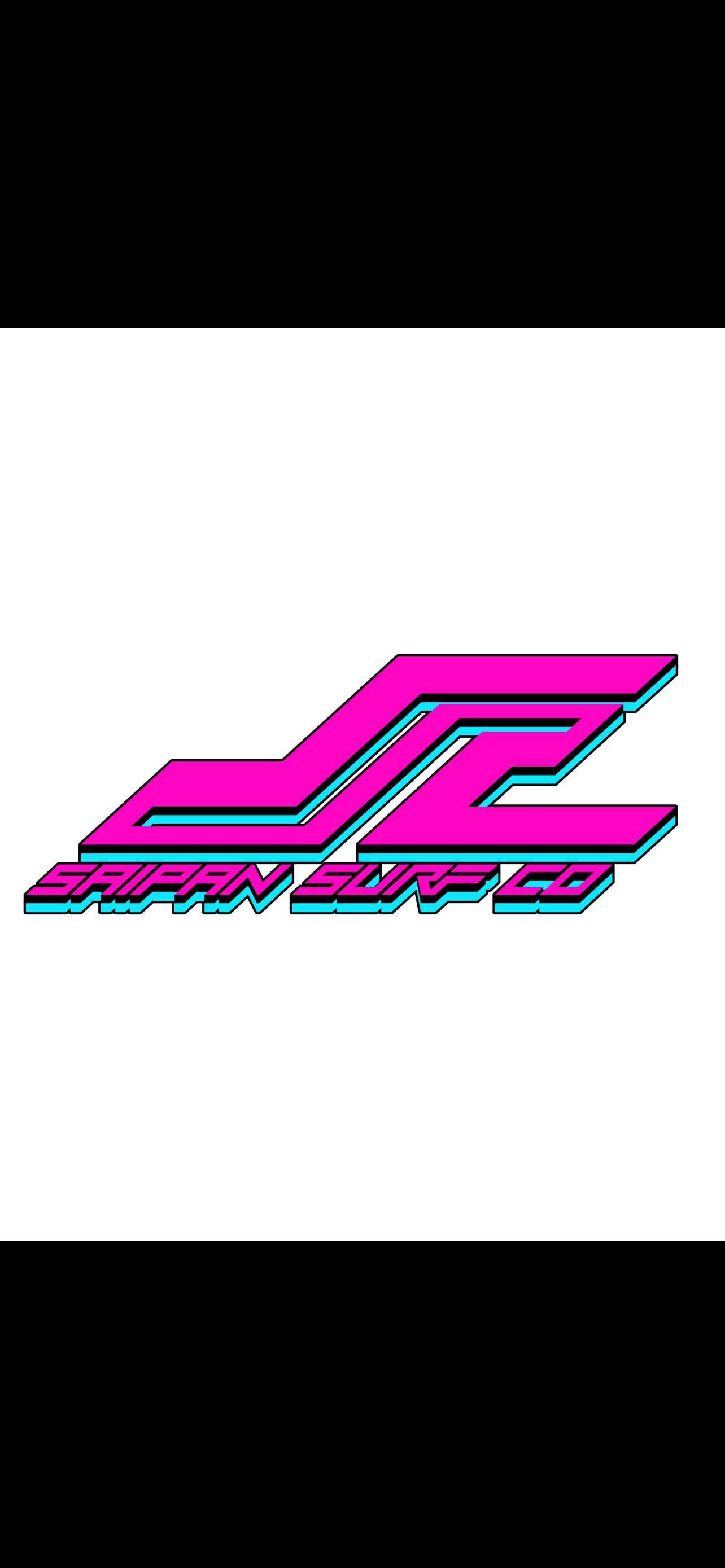 12” Sticker- Pink Logo